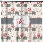 Elephants in Love Shower Curtain - Custom Size (Personalized)