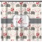 Elephants in Love Shower Curtain (Personalized) (Non-Approval)