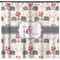 Elephants in Love Shower Curtain (Personalized)