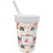 Elephants in Love Sippy Cup with Straw (Personalized)