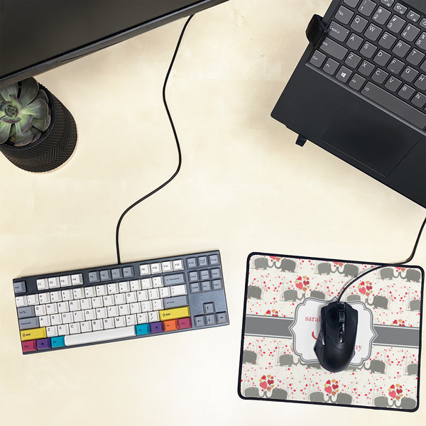 Elephants in Love Small Gaming Mats - LIFESTYLE