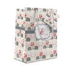 Elephants in Love Small Gift Bag (Personalized)