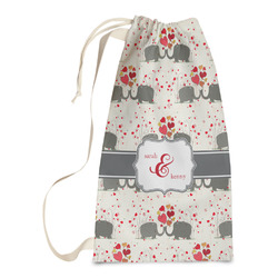 Elephants in Love Laundry Bags - Small (Personalized)