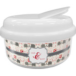 Elephants in Love Snack Container (Personalized)