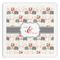 Elephants in Love Paper Dinner Napkin - Front View