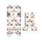 Elephants in Love Stylized Phone Stand - Front & Back - Small