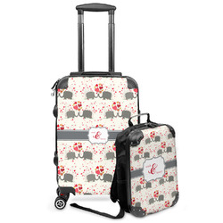 Elephants in Love Kids 2-Piece Luggage Set - Suitcase & Backpack (Personalized)