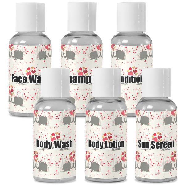 Custom Elephants in Love Travel Bottles (Personalized)