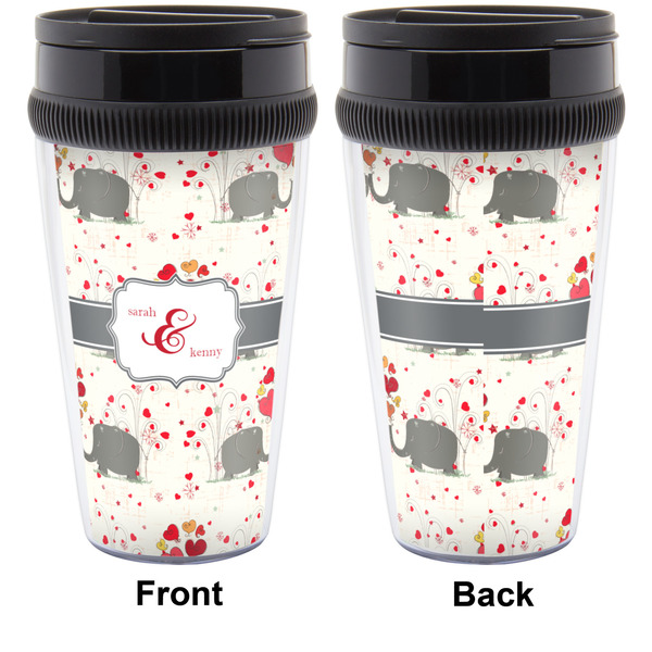 Elephants in Love Travel Mug Approval (Personalized)