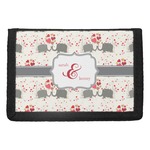 Elephants in Love Trifold Wallet (Personalized)