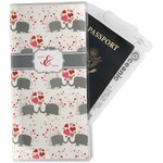 Elephants in Love Travel Document Holder