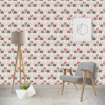 Elephants in Love Wallpaper & Surface Covering (Peel & Stick - Repositionable)