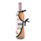 Elephants in Love Wine Bottle Apron - DETAIL WITH CLIP ON NECK