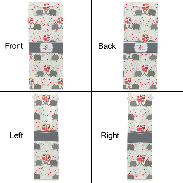 Elephants in Love Wine Gift Bag - Matte - Approval