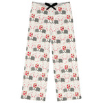 Elephants in Love Womens Pajama Pants - XS