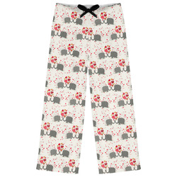 Elephants in Love Womens Pajama Pants