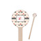 Elephants in Love 7.5" Round Wooden Stir Sticks - Single Sided (Personalized)