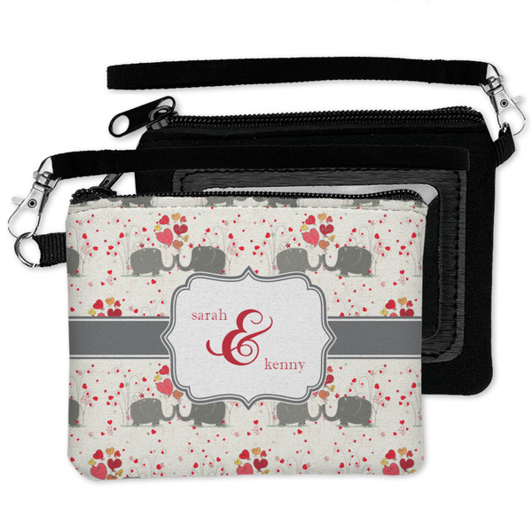 Elephants in Love Wristlet ID Cases - MAIN