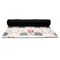 Elephants in Love Yoga Mat Rolled up Black Rubber Backing