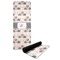 Elephants in Love Yoga Mat with Black Rubber Back Full Print View