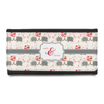 Elephants in Love Leatherette Ladies Wallet (Personalized)