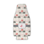 Elephants in Love Zipper Bottle Cooler (Personalized)