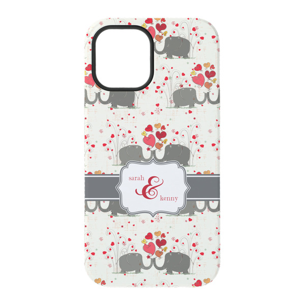 Elephants in Love iPhone 15 Pro Tough Case - Back