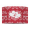 Heart Damask 12" Drum Lampshade - FRONT (Fabric)
