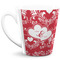 Heart Damask 12 Oz Latte Mug - Front Full