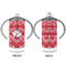 Heart Damask 12 oz Stainless Steel Sippy Cups - APPROVAL