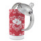 Heart Damask 12 oz Stainless Steel Sippy Cups - Top Off