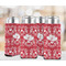 Heart Damask 12oz Tall Can Sleeve - Set of 4 - LIFESTYLE