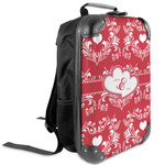 Heart Damask Kids Hard Shell Backpack (Personalized)