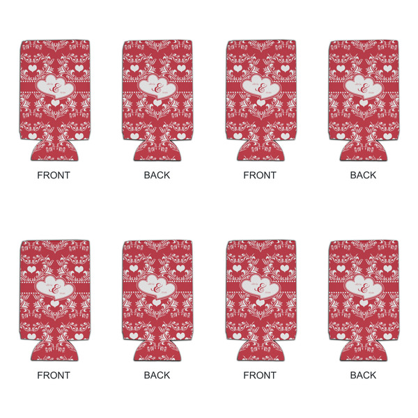 Heart Damask 16oz Can Sleeve - Set of 4 - APPROVAL