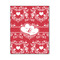 Heart Damask 16x20 Wood Print - Front View