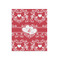 Heart Damask 20x24 - Matte Poster - Front View