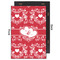 Heart Damask 20x30 Wood Print - Front & Back View