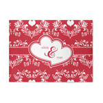 Heart Damask 5' x 7' Indoor Area Rug (Personalized)