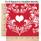 Heart Damask 6x6 Swatch of Fabric