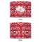 Heart Damask 8" Drum Lampshade - APPROVAL (Fabric)