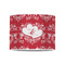 Heart Damask 8" Drum Lampshade - FRONT (Poly Film)