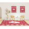 Heart Damask 8'x10' Indoor Area Rugs - IN CONTEXT