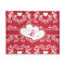 Heart Damask 8' x 10' Patio Rug (Personalized)