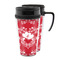 Heart Damask Acrylic Travel Mug (Personalized)