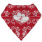 Heart Damask Bandana Bib (Personalized)