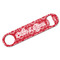 Heart Damask Bar Bottle Opener w/ Couple's Names