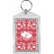 Heart Damask Bling Keychain (Personalized)