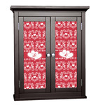 Heart Damask Cabinet Decal - XLarge (Personalized)