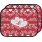 Heart Damask Car Floor Mats (Back Seat) (Personalized)