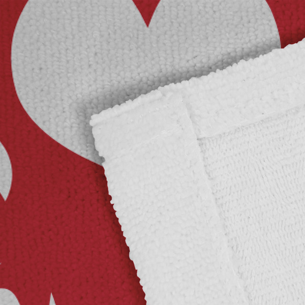 Heart Damask Close up of Fabric